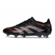 adidas Predator Elite FG Scarpa Nero Grigio Rosso Lucido