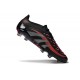 adidas Predator Elite FG Scarpa Nero Grigio Rosso Lucido