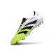 adidas Predator Elite FG Scarpa Bianco Nero Limone Lucido