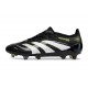 adidas Predator Elite FG Scarpa Nero Bianco Limone Lucido