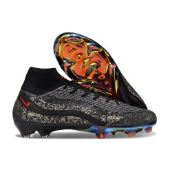 Nike Air Zoom Mercurial Superfly X Elite FG AM95 Nero