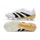 adidas Predator Elite FG Scarpa Ftwr Bianco Nero Oro Met
