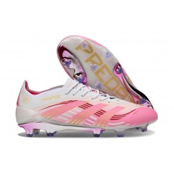 adidas Predator Elite FG Scarpa Rosa Bianco