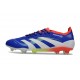 adidas Predator Elite FG Scarpa Blu Lucido Ftwr Bianco Rosso Solare