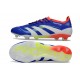 adidas Predator Elite FG Scarpa Blu Lucido Ftwr Bianco Rosso Solare