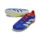 adidas Predator Elite FG Scarpa Blu Lucido Ftwr Bianco Rosso Solare