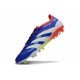 adidas Predator Elite FG Scarpa Blu Lucido Ftwr Bianco Rosso Solare
