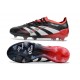 adidas Predator Elite FG Scarpa Nero Rosso Bianco