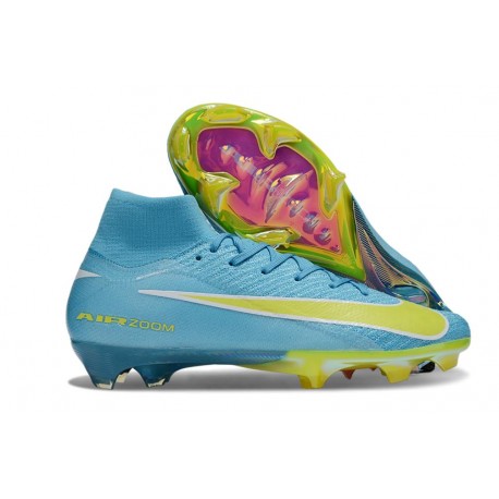 Nike Air Zoom Mercurial Superfly X Elite FG Blu Giallo