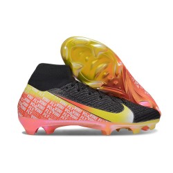 Nike Air Zoom Mercurial Superfly X Elite FG Nero Giallo Rosso