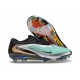 Scarpe da Calcio Nike Phantom 6 Elite Low FG Turchese Chrome Grigio Nero