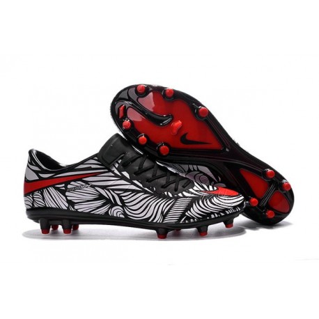 2016 Scarpa da calcio Nike HyperVenom Phinish FG Nero Cremise Acceso Bianco
