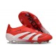 Adidas Predator Elite Senza Lacci Fg Rosso Lucido Bianco Nero