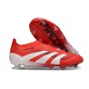 Adidas Predator Elite Senza Lacci Fg Rosso Lucido Bianco Nero