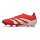 Adidas Predator Elite Senza Lacci Fg Rosso Lucido Bianco Nero