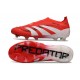 Adidas Predator Elite Senza Lacci Fg Rosso Lucido Bianco Nero