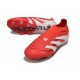 Adidas Predator Elite Senza Lacci Fg Rosso Lucido Bianco Nero