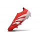 Adidas Predator Elite Senza Lacci Fg Rosso Lucido Bianco Nero