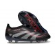 Adidas Predator Elite Senza Lacci Fg Nero Grigio 4 Rosso Lucido