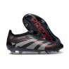 Adidas Predator Elite Senza Lacci Fg Nero Grigio 4 Rosso Lucido