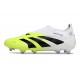 Adidas Predator Elite Senza Lacci Fg Bianco Nero Limone Lucido