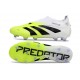 Adidas Predator Elite Senza Lacci Fg Bianco Nero Limone Lucido