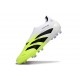 Adidas Predator Elite Senza Lacci Fg Bianco Nero Limone Lucido