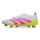 Adidas Predator Elite Senza Lacci Fg Bianco Rosa Lucido Limone Lucido