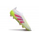 Adidas Predator Elite Senza Lacci Fg Bianco Rosa Lucido Limone Lucido