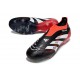 Adidas Predator Elite Senza Lacci Fg X MOMENTS Nero Bianco Rosso Vivido