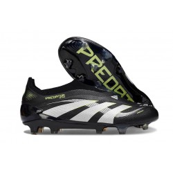 Adidas Predator Elite Senza Lacci Fg Nero Bianco Giallo