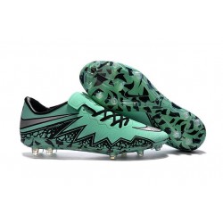 Nike HyperVenom Phinish FG Scarpa da calcio per terreni duri - Uomo Argenteo Nero Verde