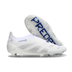 Adidas Predator Elite Senza Lacci Fg Bianco Grigio Blu