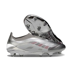 Adidas Predator Elite Senza Lacci Fg Argento Grigio