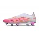 Adidas Predator Elite Senza Lacci Fg Rosa Bianco