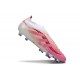 Adidas Predator Elite Senza Lacci Fg Rosa Bianco