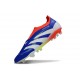 Adidas Predator Elite Senza Lacci Fg Blu Lucido Ftwr Bianco Rosso Solare