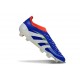 Adidas Predator Elite Senza Lacci Fg Blu Lucido Ftwr Bianco Rosso Solare