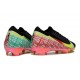 Nike Air Zoom Mercurial Vapor 16 Elite FG X VINI JR Nero Dynamic Giallo Verde Spark Brt Cremisi
