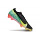 Nike Air Zoom Mercurial Vapor 16 Elite FG X VINI JR Nero Dynamic Giallo Verde Spark Brt Cremisi