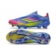 Scarpe da Calcio adidas F50+ LL FG Blu Fusion Limone Lucido Rosa Lucido