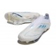 Scarpe da Calcio adidas F50+ LL FG Bianco Perla Metallico