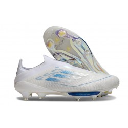 Scarpe da Calcio adidas F50+ LL FG Bianco Perla Metallico
