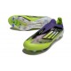Scarpe da Calcio adidas F50+ LL FG Viola Rush Ftwr Bianco Limone Lucido