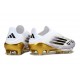 Scarpe da Calcio adidas F50+ LL FG Bianco Nero Core Oro Met