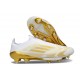 Scarpe da Calcio adidas F50+ LL FG Bianco Oro Met