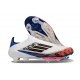 Adidas F50 Elite Senza Lacci X Son Fg Bianco Nero Rosso Acceso