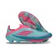 Scarpe adidas F50+ LL FG Messi Flash Acqua Rosa Lucido Ciano Lucido
