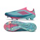 Scarpe adidas F50+ LL FG Messi Flash Acqua Rosa Lucido Ciano Lucido