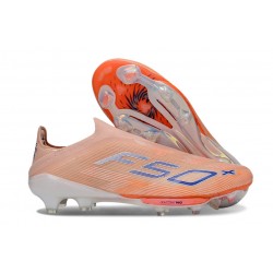 Scarpe da Calcio adidas F50+ LL FG Arancione Blu